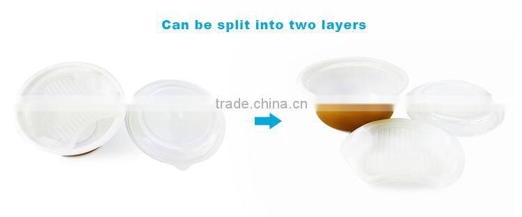 Custom cheap disposable round plastic bowl with lid China
