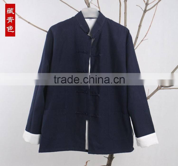 Traditional Chinese garments double-dick coat for Kungfu/Taiji Meditation menwear colorful Retail & wholesale