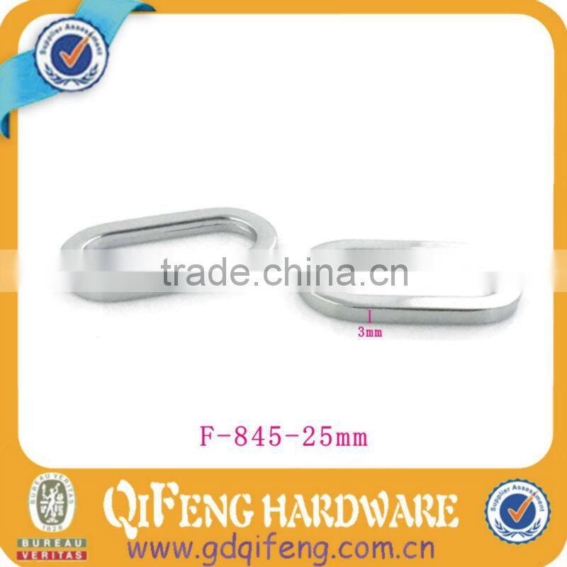 hot sell fashion bag side metal o ring for leather,bag accessories,qifeng,f-845-25mm