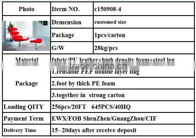 indoor chaise lounge poul volther leather corona chair with ottoman in living room
