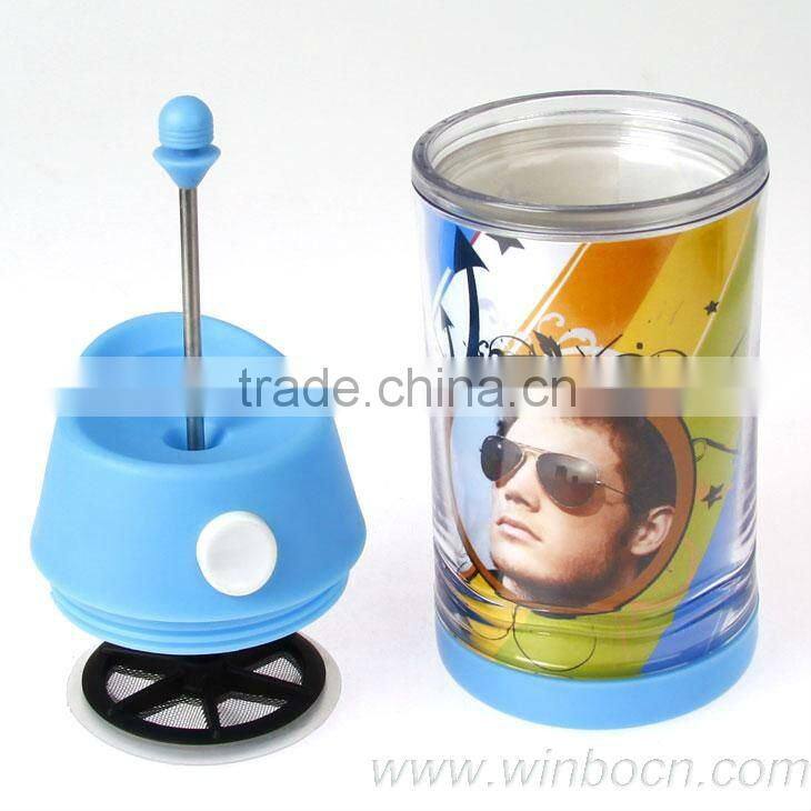 Outdoor New Plastic Double Walls Cup/Mug DIY