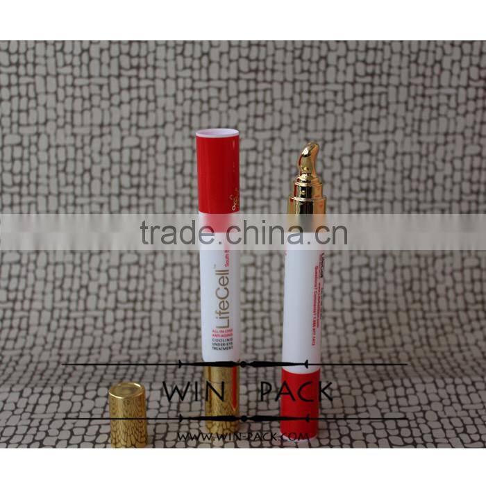 5/10/15ML,metal head plastic tube bottle for eye ,cosmetic bottle for women,skin care cosmetic bottle.