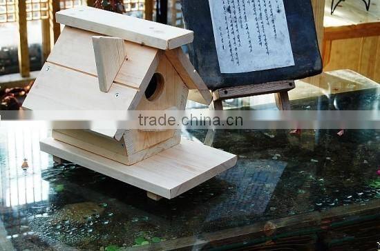 Small Wooden wood carved cheap bird houses