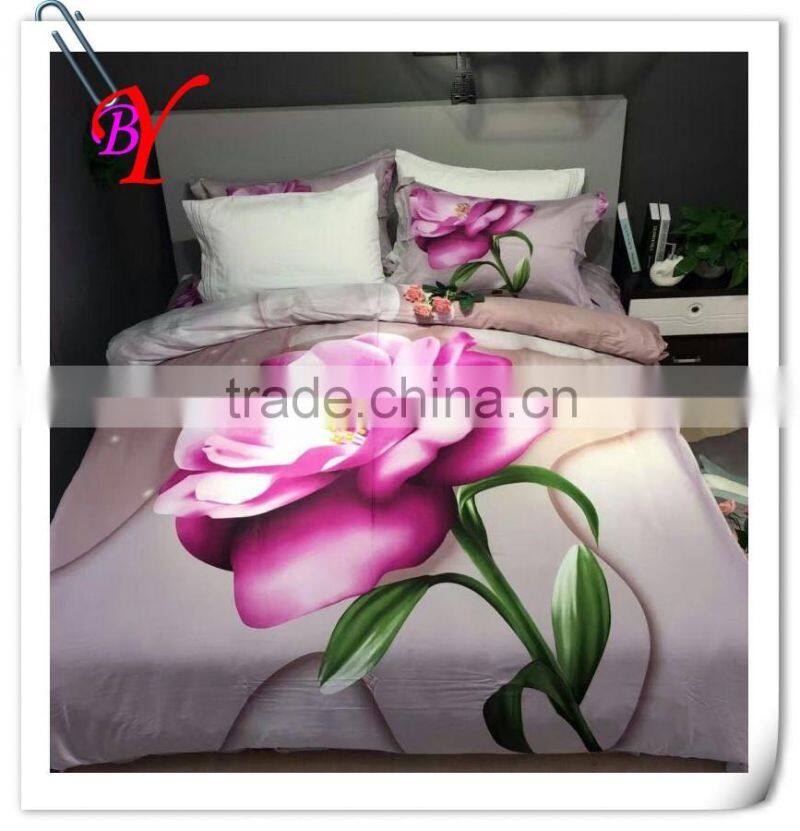 100% Cotton 3D Reactive Printed Bedding Sets