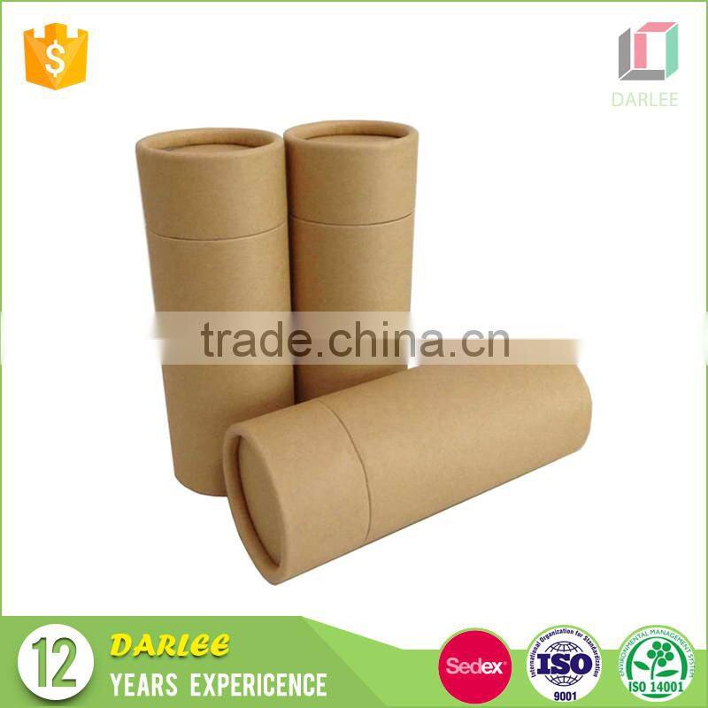 Hot sale custom design round kraft tube box with own logo printed