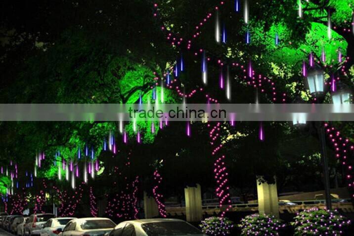 led rain drop led meteor rain light SMD3528 waterproof magic christmas holiday 3d disco outdoor Led Meteor Shower Light for tree