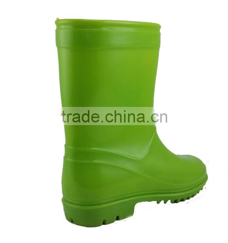 Girls cheap pvc rain boot pure color pvc rain boots