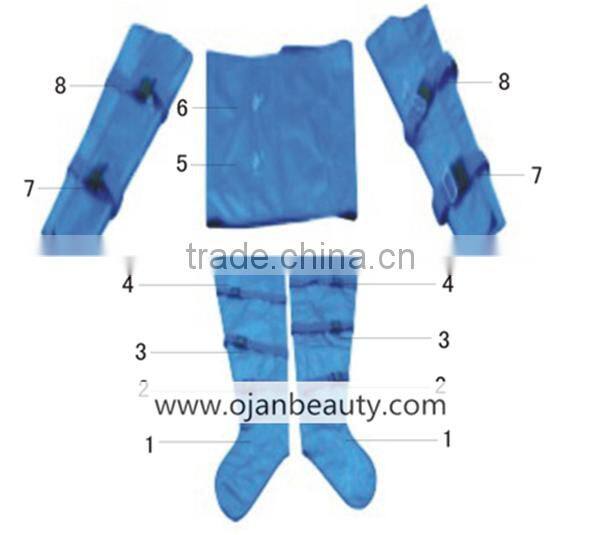 popular in Spain portable ir pressure pressotherapy lymph drainage machine for sale