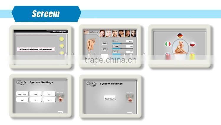 Diode laser hair removal 808nm 2000w for max power and more effective and less treat session