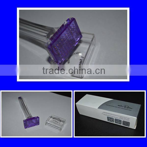 Derma rolling system 80 needles titanium microneedles derma stamp Skin derma roller