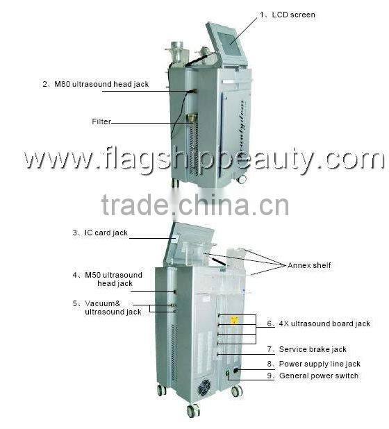 2011 vacuum and Ultrasonic cavitation slimming machine VS-1