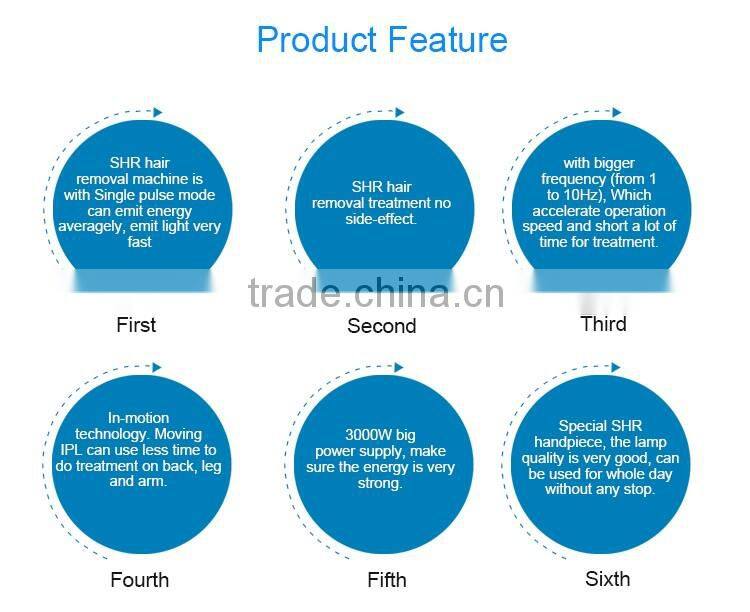 2016 latest IPL Hair Removal Machine Price / super Hair Removal SHR IPL