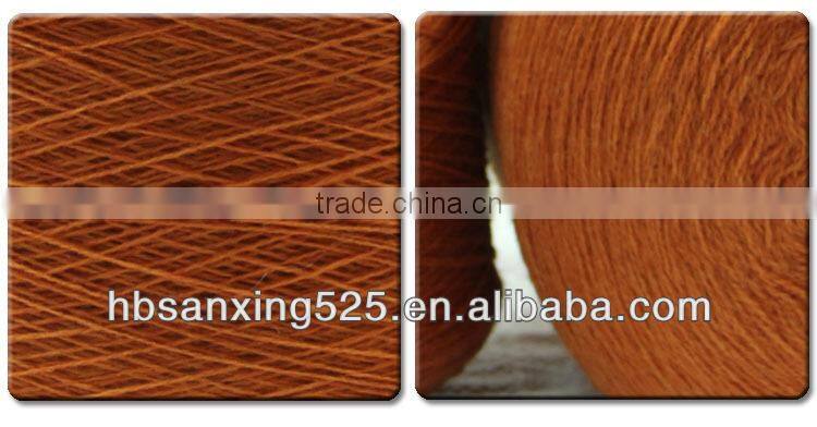 White and dyed 100% merino wool knitting yarns