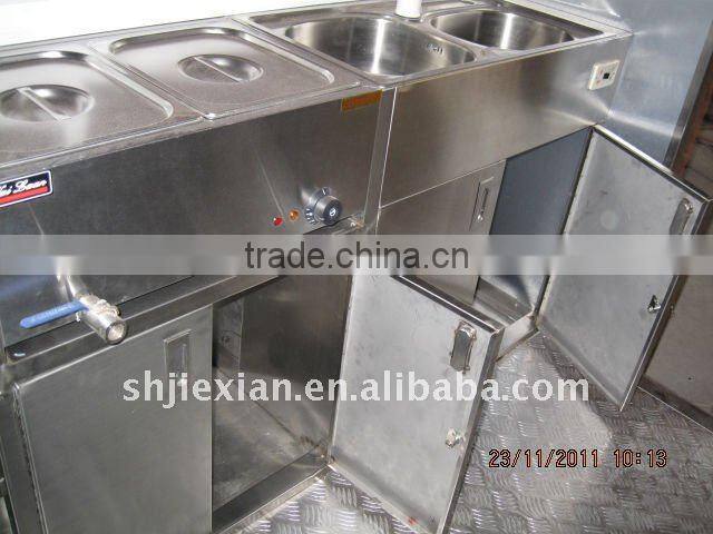 Mobile Food Vending Camping JX-FS400D fast food truck for sale