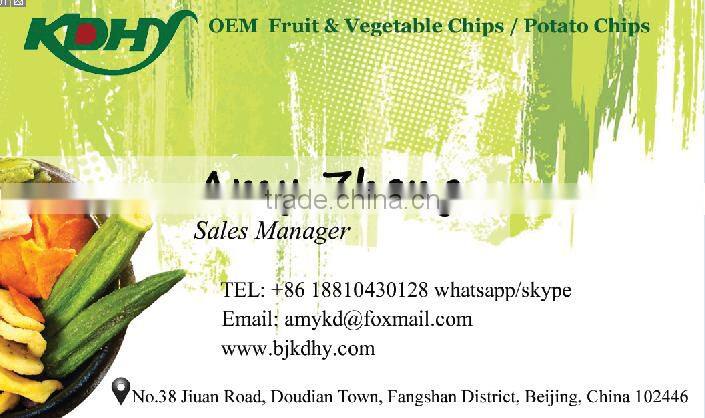 Vacuum Fried Fruit & Vegetable Snacks