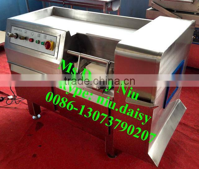 commercial frozen meat block cutting machine/chicken breast cutter machine/beef cube cutting machine