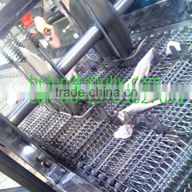 Chicken feet cutter machine and chicken paw machine with 4m working table