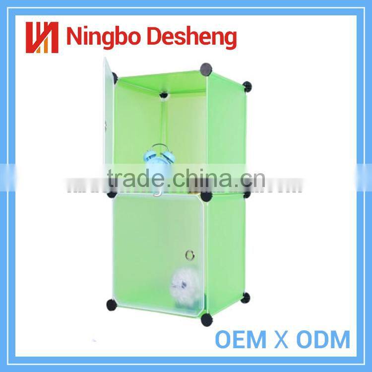 Cheap plastic diy portable closet wardrobe storage cabinet