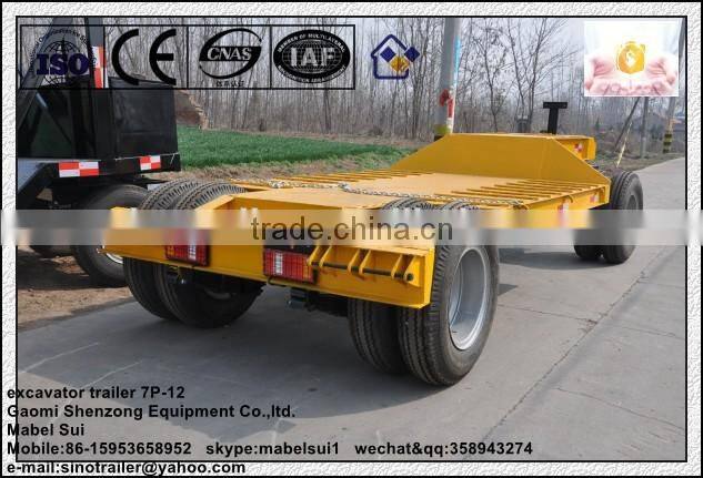 light duty excavator trailer