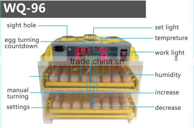 96 eggs solar eggs incubator controller