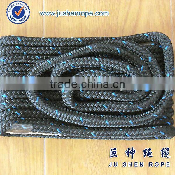 High breaking strength construction safety rope
