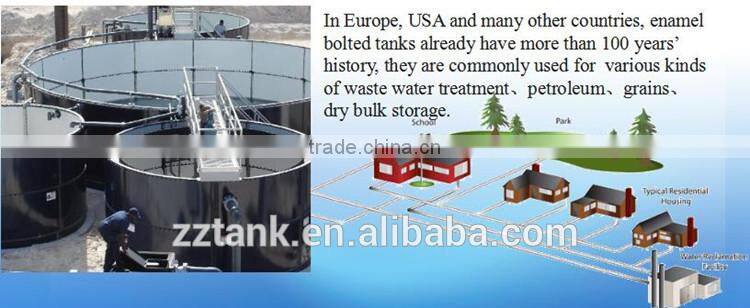 fireproof diesel fuel storage tank with enamel coating