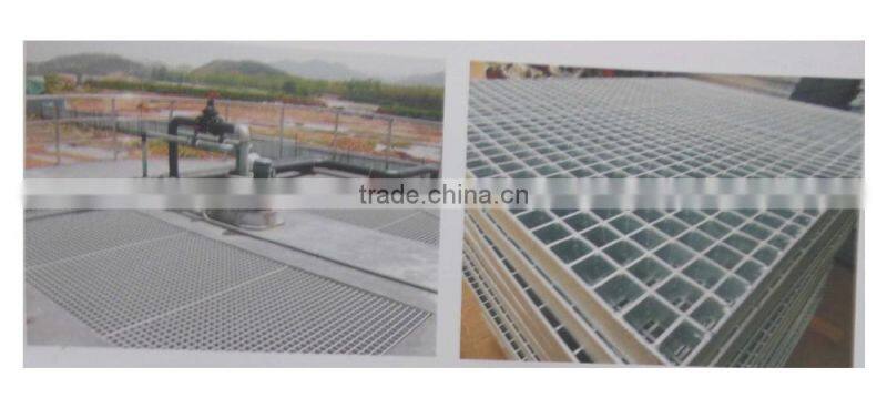 Hot dip galvanized serrated steel grating plate
