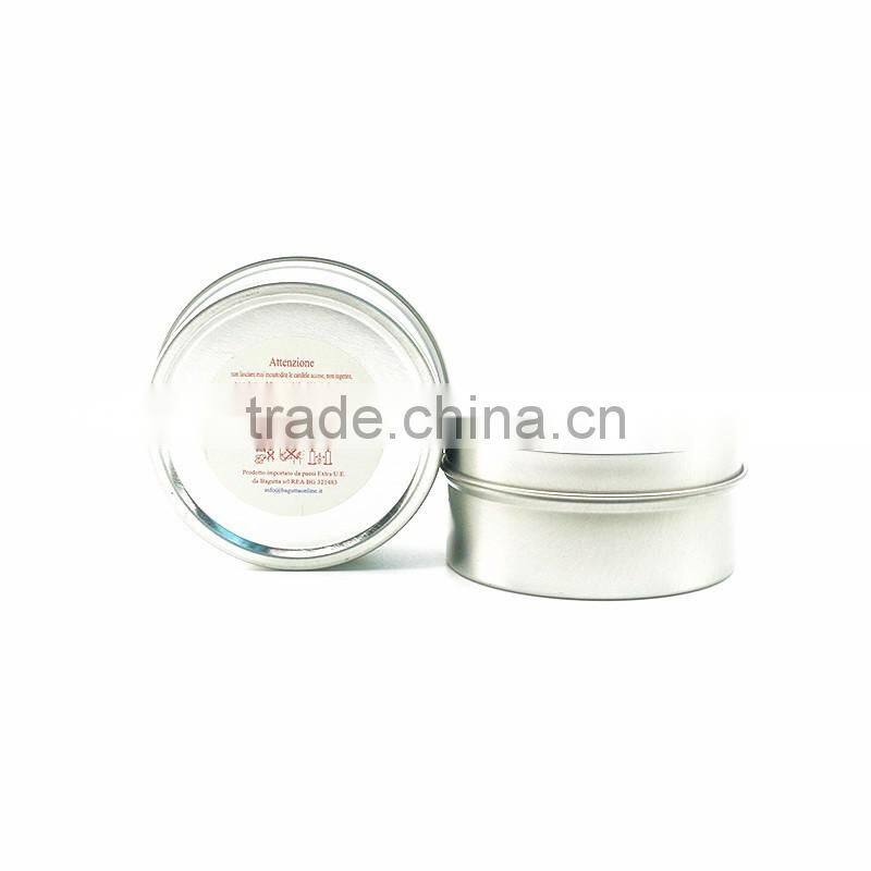 scented wood wick soy candle in tin jar,home decoration,scented candle