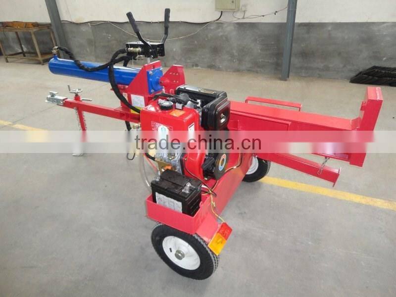 37 Ton Diesel Engine automatic hydraulic log splitter with CE approved