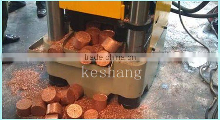 Hydraulic metal powder chips cuttings compressor