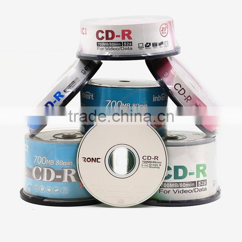 52X CD Recording Speed cd-r printable glossy CD R