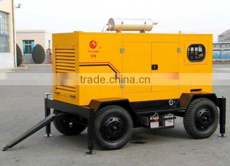 75KW Trailer diesel generator engine 6BT5.9-G2