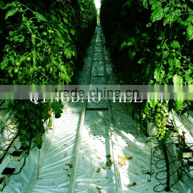 black/white or green/white silo cover
