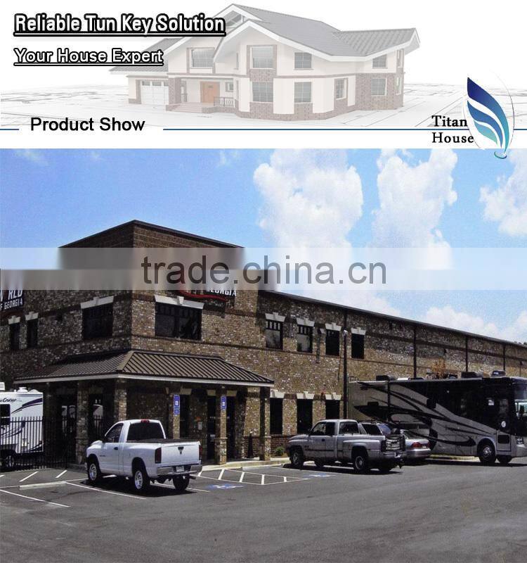 Beautiful New Design Light Steel Structure Cube Fast Food Restaurant