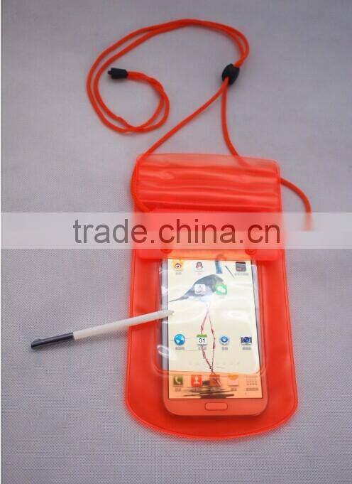 Mobile Phone PVC travelling bag/ travel bag for cell phone/ pvc waterproof bag