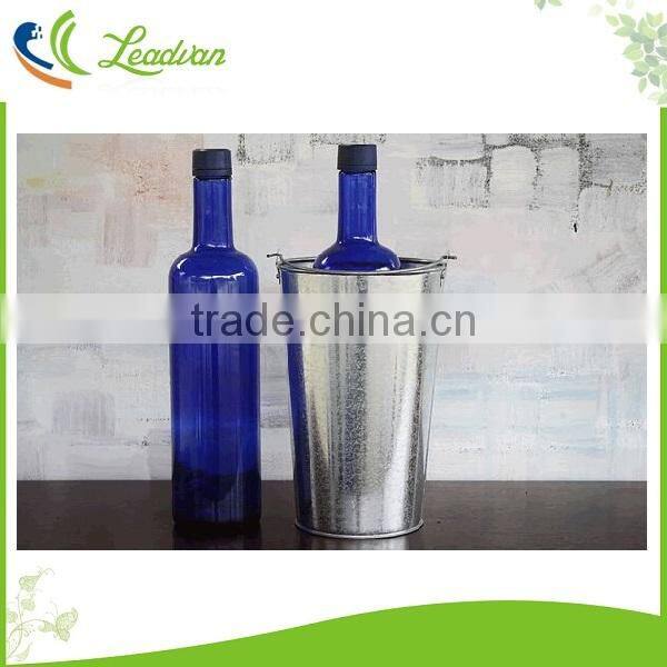 Tall flower vases table decorative galvanized metal vases for centerpiece