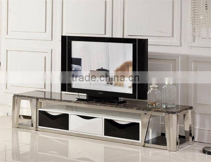 E378 marble top tv stand modern living room tv cabinet design