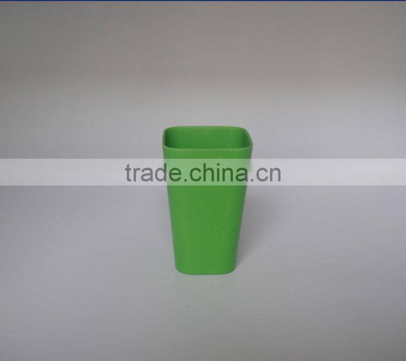 bio bamboo fibre square shaped mugs