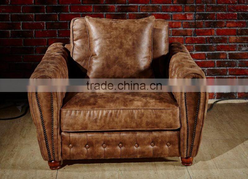 luxury classic living room furniture tufted vintage sectional sofa set