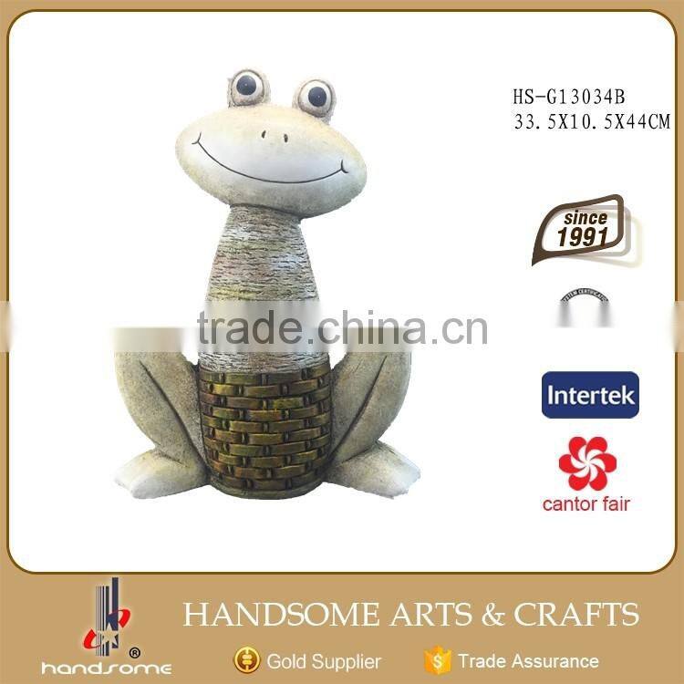 Outdoor Garden Decoration Art Wholesale Frog Figurine Lively Animal Sculpture