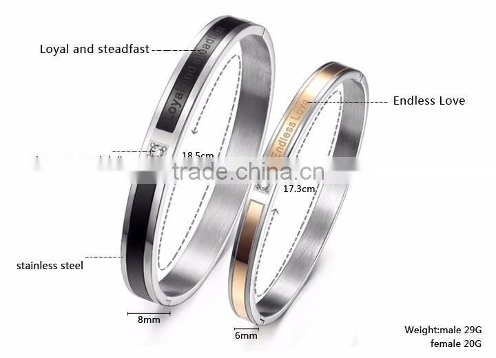 Classical Cool Man Fashion Simple Design 316L Stainless Steel Men Bracelets Jewelry