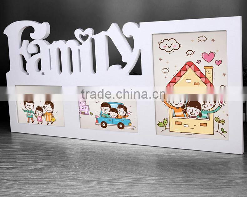 love family combined wooden photo frame hot sale