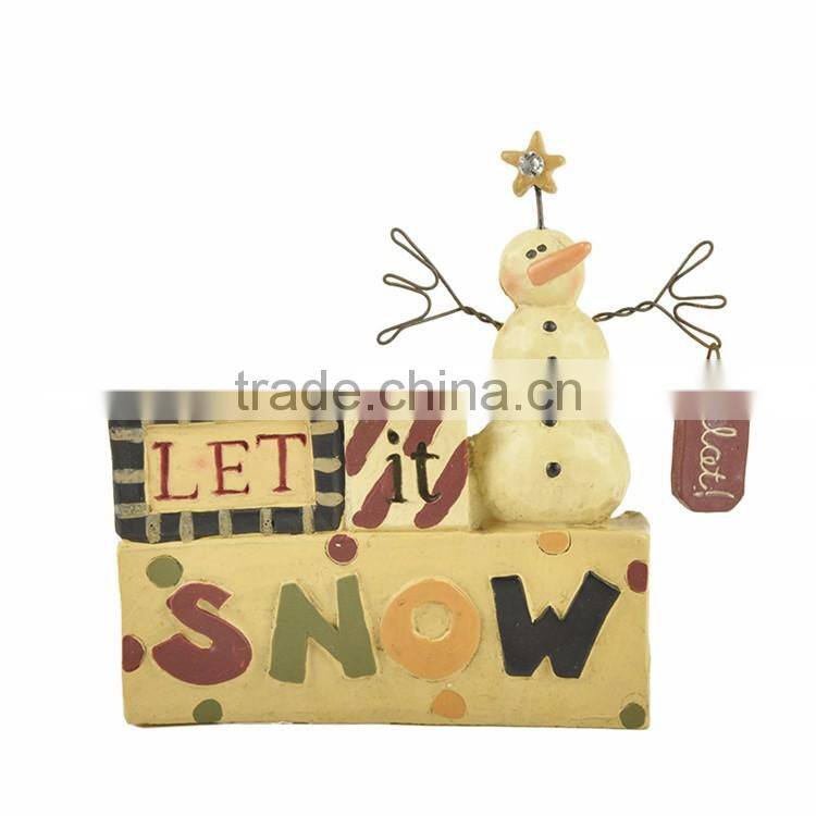 Custom resin artificial cartoon duck christmas decor