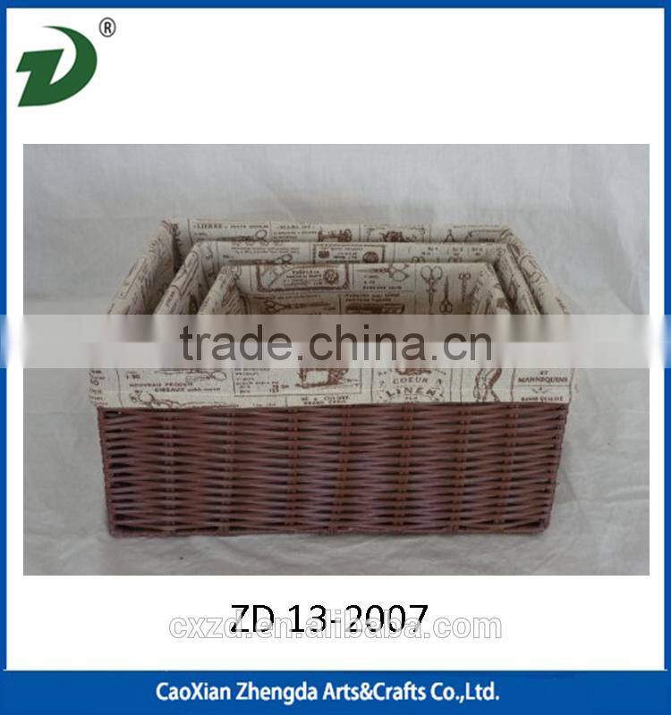 Low price handmade bread basket
