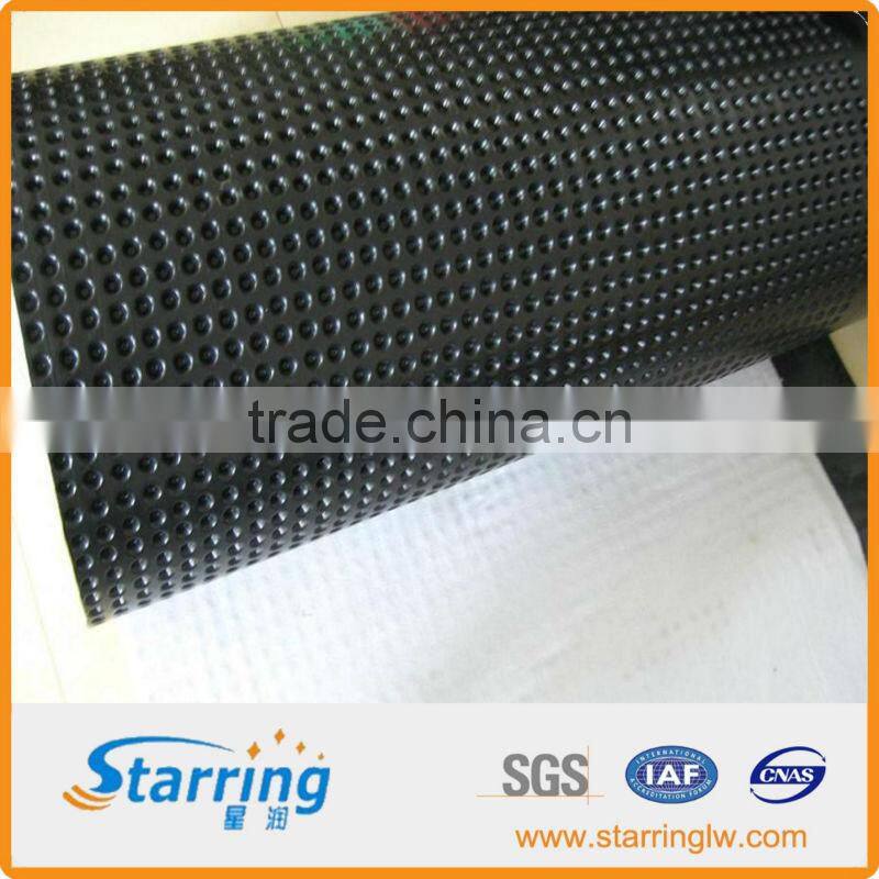 Wall drainage and protection sheet