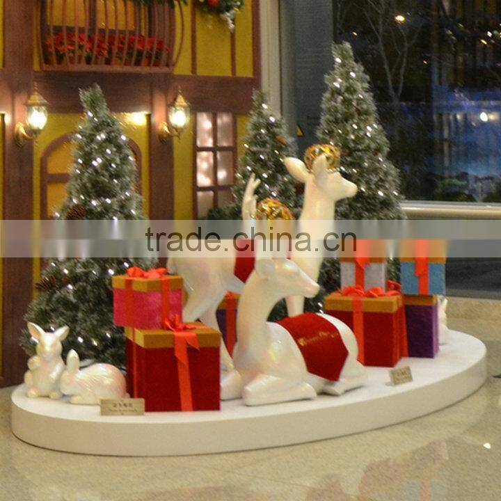 Outdoor Christmas deer decoration