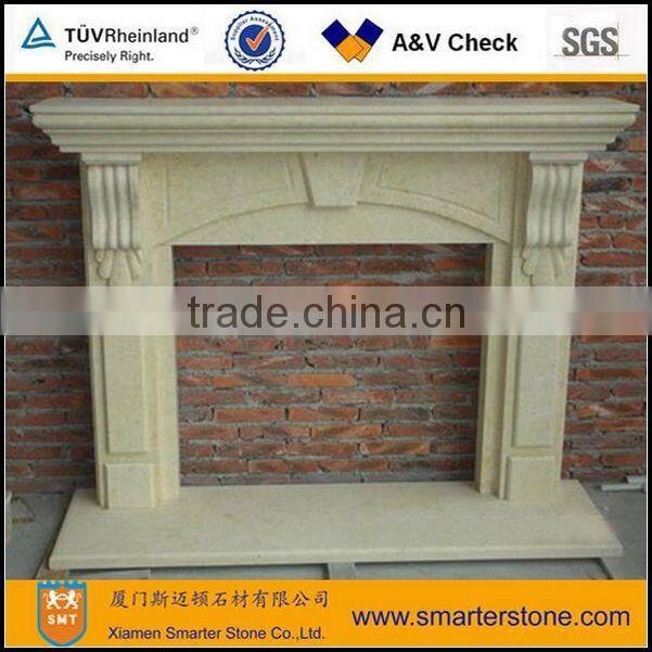 Simple Design Sandstone Fireplaces