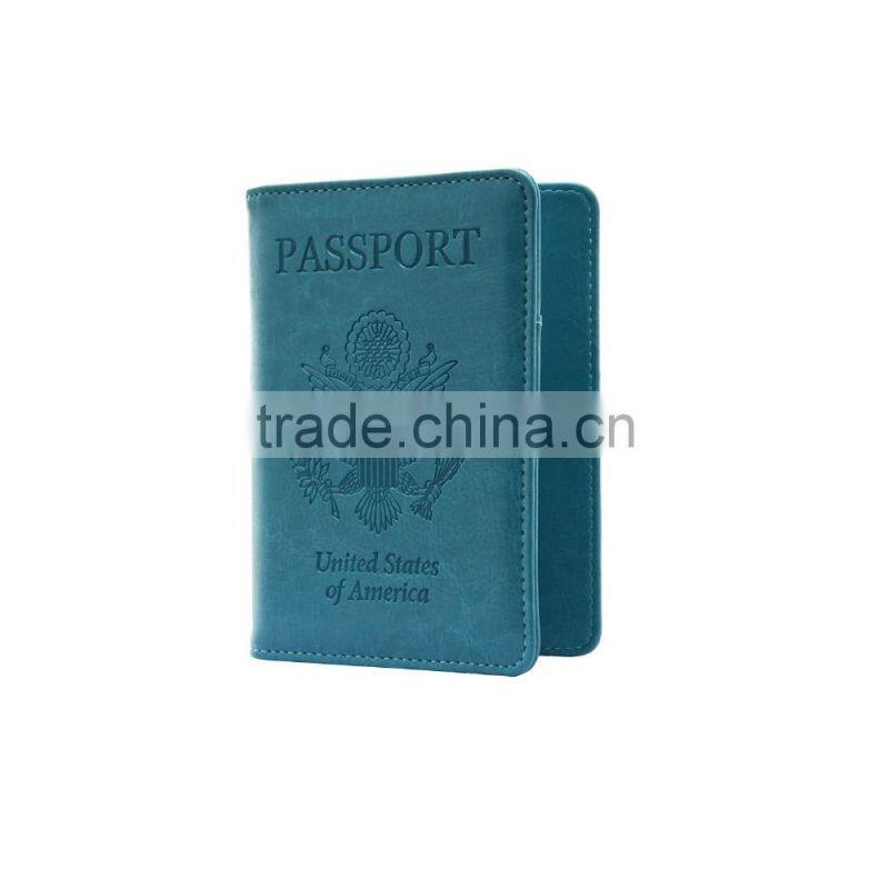 Hot Sale Leather Cover For Passport Business Card Holder