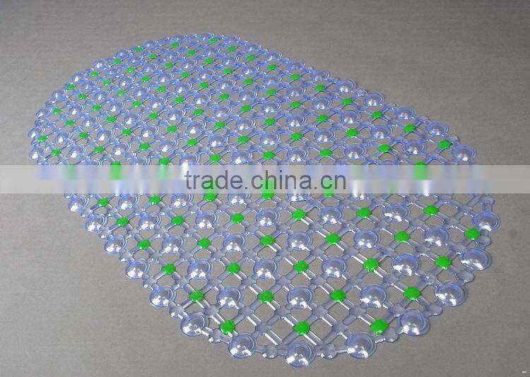China cheapest leaf texture hot sale pvc free foam bath mat