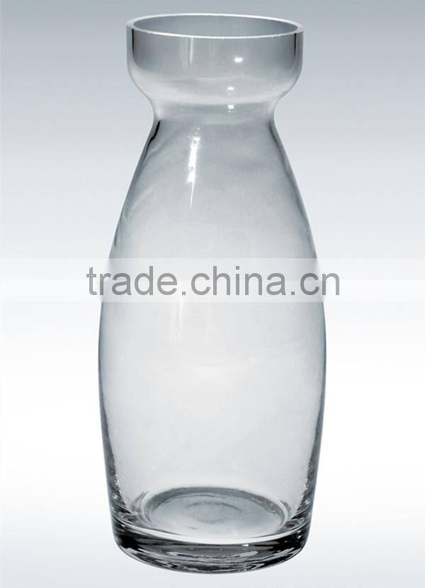 Manufacturer clear flower vase cylinder glass vase